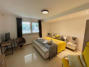4 bedrooms, 2 bathrooms, kitchen, terrace and Sauna- 10 min to fairground